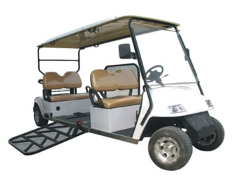 Carro de golf con acceso silla de ruedas Crossem