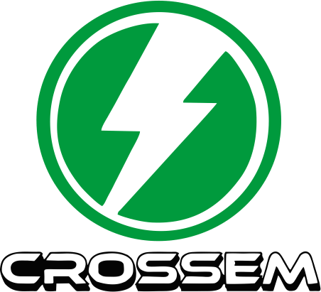Logo de Crossem en blanco
