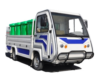 Camión eléctrico para recolección de basura